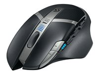 Logitech Gaming Mouse G602 - Mus - högerhänt - laser - 11 knappar - trådlös - 2.4 GHz 910-003821
