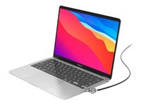 Compulocks MacBook Air 2019-2022 Lock Adapter With Keyed Lock - Lås för säkerhetskabel - silver - för MacBook Air 13,3" MBALDG03KL