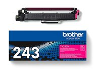 Brother TN-243M - Magenta - original - tonerkassett - för Brother DCP-L3510, L3550, HL-L3210, L3230, L3270, MFC-L3710, L3750, L3770 TN243M