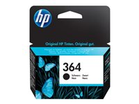 HP 364 - Svart - original - bläckpatron - för Deskjet 35XX; Photosmart 55XX, 55XX B111, 65XX, 7510 C311, 7520, Wireless B110 CB316EE#ABB