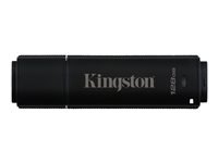 Kingston DataTraveler 4000 G2 Management Ready - USB flash-enhet - krypterat - 128 GB - USB 3.0 - FIPS 140-2 Level 3 - TAA-kompatibel DT4000G2DM/128GB