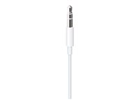 Apple Lightning to 3.5mm Audio Cable - Ljudkabel - Lightning hane till 4-poligt minijack hane - 1.2 m - vit MXK22ZM/A