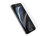 OtterBox Alpha Glass - Skärmskydd för mobiltelefon - antimikrobiell - glas - klar - för Apple iPhone 6, 6s, 7, 8, SE (3rd generation), SE (andra generationen) 77-88307