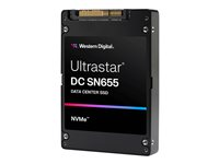 WD Ultrastar DC SN655 WUS5EC0B1ESP7Y1 - SSD - datacenter - 30.72 TB - inbyggd - 2.5" - U.3 PCIe 4.0 (NVMe) 0TS2507