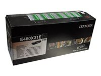Lexmark - Extra lång livslängd - svart - original - tonerkassett - för Lexmark E460dn, E460dtn, E460dtw, E460dw E460X31E