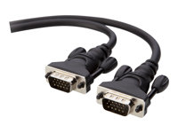 Belkin Gold Series - VGA-kabel - HD-15 (VGA) (hane) till HD-15 (VGA) (hane) - 7.5 m - svart F2N028B7.5M-GLD