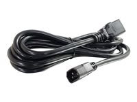 C2G 14 AWG 250 Volt Power Cord - Strömkabel - IEC 60320 C19 till IEC 60320 C14 - AC 250 V - 15 A - 1.83 m - formpressad - svart 80571