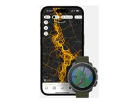 Suunto Vertical - Glasfiberarmerad polyamid - sportklocka med rem - silikon - handledsstorlek: 125-175 mm - display 1.4" - Bluetooth - 74 g - titanium solar forest SS050859000