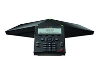 Poly Trio 8300 - VoIP-konferenstelefon - med Bluetooth interface - 3-riktad samtalsförmåg - SIP, SRTP, SDP - 3 linjer - svart - offentliga sektorn GSA - TAA-kompatibel 84C20AA#AC3