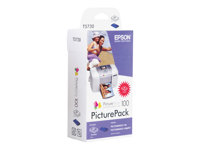 Epson PicturePack - Färg (cyan, magenta, gul, svart) - 100 x 150 mm bläckpatron/papperssats - för PictureMate 100, 100 Mobile Phone Edition C13T573040