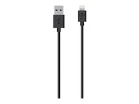 Belkin Charge/Sync Cable - Lightning-kabel - Lightning hane till USB hane - 2 m F8J023BT2M-BLK