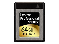 Lexar Professional - Flash-minneskort - 64 GB - 1100x - XQD LXQD64GCTBEU1100