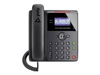 Poly Edge B30 - VoIP-telefon - 5-vägs samtalsförmåg - SIP - 16 rader - svart 82M84AA