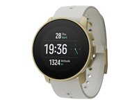 Suunto 9 Peak Pro - Glasfiberförstärkt polymer - sportklocka med rem - silikon - handledsstorlek: 125-175 mm - display 1.2" - Bluetooth - 64 g - gyllene pärla SS050824000