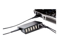 Targus 7-Port USB Desktop Hub - Hubb - 7 x USB 2.0 - skrivbordsmodell ACH115EU