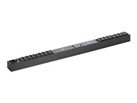 HPE Remote Monitored PDU Half Height - Kraftdistributionsenhet (kan monteras i rack) - AC 230 V - 3680 VA - Ethernet - ingång: IEC 60320 C20 - utgångskontakter: 16 - Världsomspännande - för HPE 600, 800; Advanced Series Racks 42U 600; ProLiant DL20 Gen9, DL360 Gen9 D9N45A