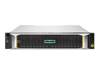 HPE Modular Smart Array 2060 10GbE iSCSI SFF Storage - Hårddiskarray - 0 TB - 24 fack (SAS-3) - iSCSI (25 GbE) (extern) - kan monteras i rack - 2U R0Q76B