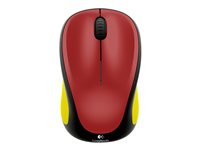 Logitech M235 - 2nd Generation - mus - höger- och vänsterhänta - optisk - trådlös - 2.4 GHz - trådlös USB-mottagare - belgisk flagga 910-004106