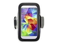 Belkin Slim Fit Armband - Armband för mobiltelefon - neopren - för Samsung Galaxy S5 F8M919B1C00