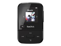 SanDisk Clip Sport Go - Digital spelare - 32 GB - svart SDMX30-032G-E46K