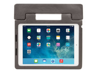 Kensington SafeGrip Rugged Carry Case & Stand - Skyddsfodral för surfplatta - träkol K67808WW