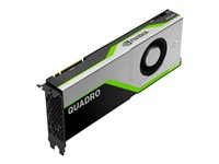 NVIDIA Quadro RTX 6000 Graphics Accelerator - Grafikkort - Quadro RTX 6000 - 24 GB GDDR6 - PCIe 3.0 x16 - 4 x DisplayPort, USB-C - för ProLiant XL270d Gen10, XL270d Gen10 for HPE Ezmeral Container Platform R0Z45A