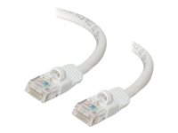 C2G Cat5e Booted Unshielded (UTP) Network Patch Cable - Patch-kabel - RJ-45 (hane) till RJ-45 (hane) - 1.5 m - UTP - CAT 5e - formpressad, hakfri, tvinnad - vit 83262