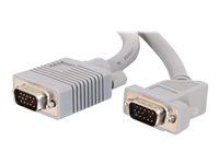 C2G Premium SXGA 45° Angled - VGA-kabel - HD-15 (VGA) (hane) till HD-15 (VGA) (hane) - 50 cm - 45° kontakt 81106