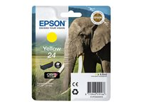 Epson 24 - 4.6 ml - gul - original - blister med RF-larm/akustiskt larm - bläckpatron - för Expression Photo XP-55, 750, 760, 850, 860, 950, 960; Expression Premium XP-750, 850 C13T24244020