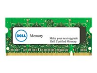 Dell - DDR2 - modul - 2 GB - SO DIMM 200-pin - 800 MHz / PC2-6400 - 1.8 V - ej buffrad - icke ECC - för Inspiron Mini 10 1012, Mini 10v 1011; Latitude D630; Studio 15XX; XPS M1210 A6993649