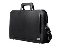 Dell Executive Leather Carry Case - Notebook-väska - 16" - svart - för Inspiron 14 3421, 15 N5010, 15R 55XX, 15R N5110, 3452, 5458, Mini 10 10XX; Latitude D630 460-11736