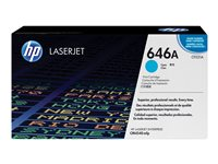 HP 646A - Cyan - original - LaserJet - tonerkassett (CF031A) - för Color LaserJet Enterprise CM4540 MFP, CM4540f MFP, CM4540fskm MFP CF031A