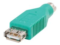 C2G - Adapter för tangentbord/mus - PS/2 (hane) till USB (hona) 81497