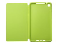 ASUS Travel Cover - Skydd för surfplatta - termoplastisk polyuretan (TPU) - grön - för Nexus 7 (2013) 90-XB3TOKSL001T0-