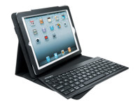 Kensington KeyFolio Pro 2 Removable Keyboard, Case & Stand - Tangentbord - Bluetooth - svart - för Samsung Galaxy Tab, Tab WiFi K39513PN
