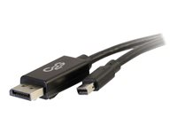 C2G 1m Mini DisplayPort to DisplayPort Adapter Cable 4K UHD - Black - DisplayPort-kabel - Mini DisplayPort (hane) till DisplayPort (hane) - 1 m - svart 84300