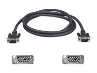 Belkin PRO Series High Integrity - VGA-kabel - HD-15 (VGA) (hane) till HD-15 (VGA) (hane) - 2 m - formpressad, tumskruvar F3H982B02M