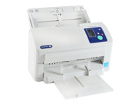 Xerox DocuMate 5445 Exchange warranty - 60 months, Workgroup Duplex A4 sheetfed scanner. 45ppm / 90ipm. 75 sheet ADF, Paper thickness 19-206 gsm , USB2.0, 300/600dpi (Switchable), 24bit colour, 4000 pages daily duty cycle, Ultransonic Dould Feed Detection 100N02883+94-0516-000