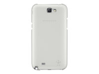 Belkin Shield Sheer Matte - Fodral för mobiltelefon - polykarbonat - snöstorm - för Samsung Galaxy Note II F8M505VFC01