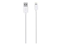 Belkin Charge/Sync Cable - Lightning-kabel - Lightning hane till USB hane - 2 m - vit F8J023BT2M-WHT