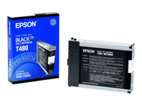 Epson T480 - 110 ml - svart - original - blister - bläckpatron - för Color Proofer 7500; Stylus Pro 7500 C13T480011