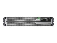 APC Smart-UPS Ultra On-Line - UPS (rackmonterbar/extern) - AC 220-230 V - 5000 Watt - 5000 VA - litiumjon - Ethernet, USB - utgångskontakter: 10 - 2U - silvergrå SRTL5KRM2UI