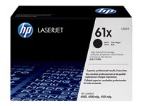 HP 61X - Lång livslängd - svart - original - LaserJet - tonerkassett (C8061X) - för LaserJet 4100, 4100dtn, 4100mfp, 4100n, 4100tn, 4101mfp C8061X