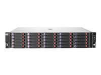 HPE D2700 - Kabinett för lagringsenheter - 25 fack ( SATA-300 / SAS-2 ) - 25 x HDD 146 GB - kan monteras i rack - 2U AW524A
