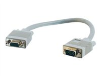 C2G Premium - VGA-förlängningskabel - HD-15 (VGA) (hane) till HD-15 (VGA) (hona) - 50 cm 81095