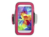 Belkin Slim Fit Armband - Armband för mobiltelefon - neopren - för Samsung Galaxy S5 F8M919B1C01