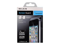 Belkin Screen Guard - Skärmskydd för mobiltelefon - transparent (paket om 2) F8W085CW2