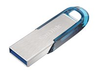 SanDisk Ultra Flair - USB flash-enhet - 64 GB - USB 3.0 - blå SDCZ73-064G-G46B