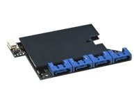 Intel Integrated RAID Module - Kontrollerkort (RAID) - 4 Kanal - SATA 3Gb/s / SAS - RAID RAID 0, 1, 5, 6, 10, 50, 60 - PCIe x8 - för Server Board S5500WB AXXROMBSASMR