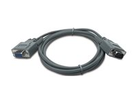 APC - Seriell kabel - DB-9 (hane) till DB-9 (hona) - 1.8 m - för P/N: SRV1KA-TW, SRV1KI-TW, SRV2KA-TW, SRV2KI-TW, SRV3KA-TW, SRV3KI-TW, SRV6KI-TW 940-0020